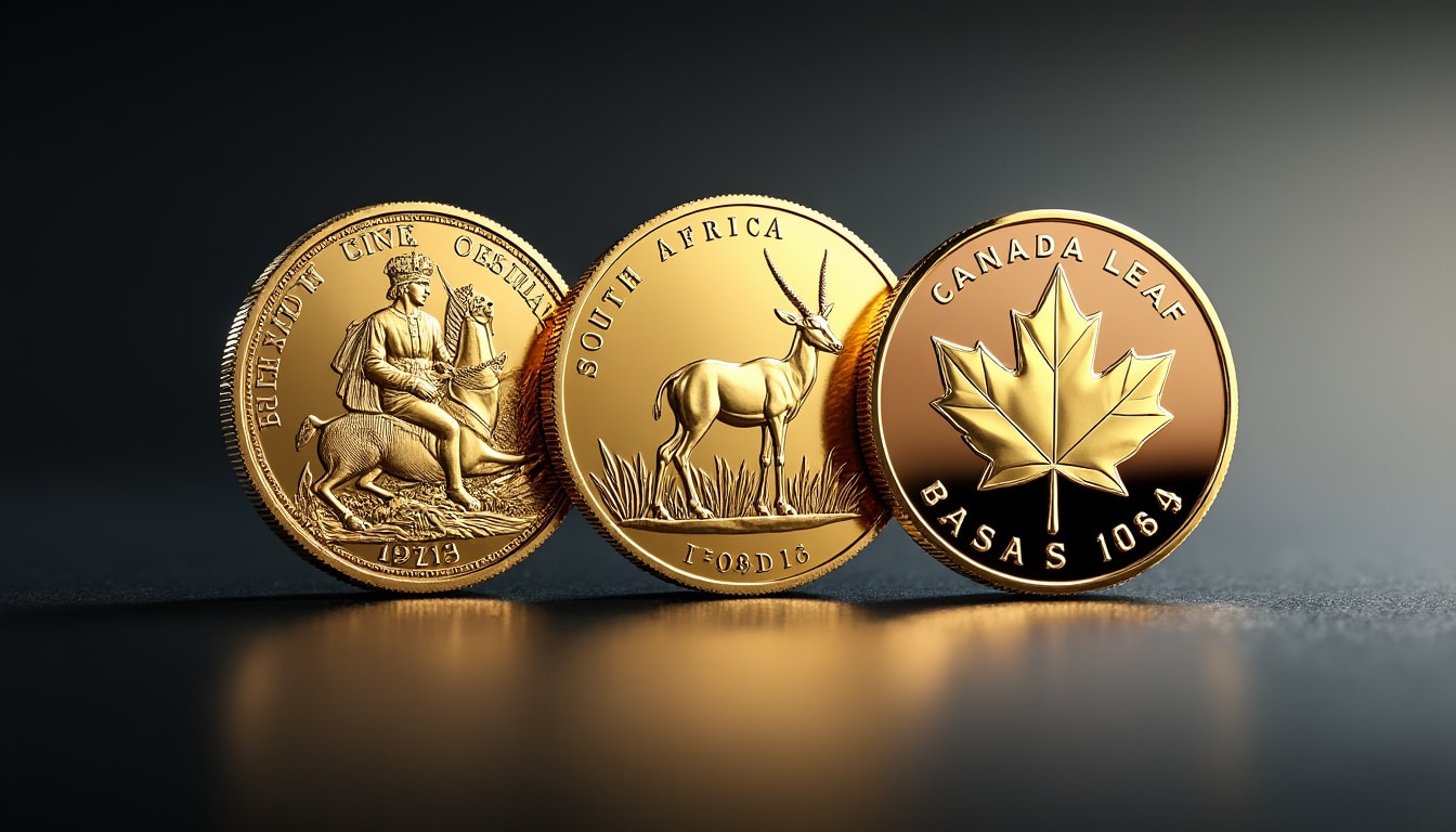 Souverain, Krugerrand et Maple Leaf : les pièces internationales