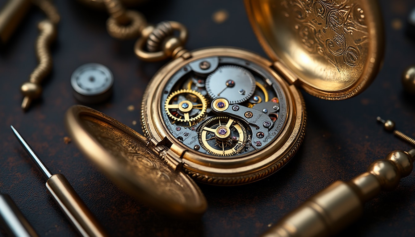 Montre de poche ancienne : mécanismes et signatures